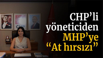 CHP’li yöneticiden MHP’ye “At hırsızı”